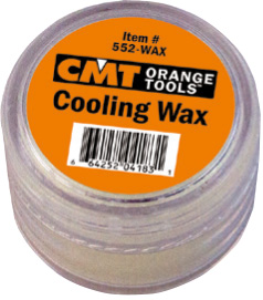 Cooling wax for diamond dry hole saws
