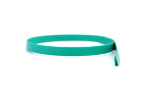 Green plastic protection tape for narrow bands