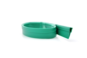 Green plastic protection tape for wide bands