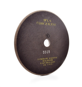Flat grinding wheels with hardened ceramic disc 60 m/s