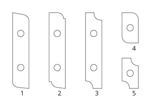 HM-Wechselplatten für Multi-Abplattmesserkopf