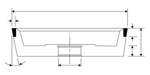 Diamond wheels 11B9