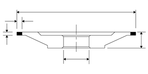 Алмазные круги 4A9