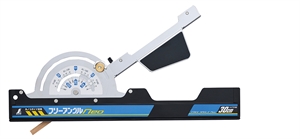 Protractor type circular saw guide
