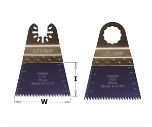 Precision cut, japan toothing for wood - 68mm