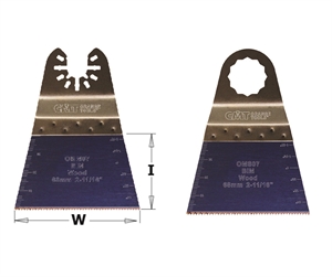 Extra-long life plunge and flush-cut for wood - 68mm