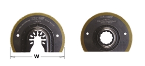 Langlebiges Riff-Segmentsägeblatt für Holz und Metall - 87mm