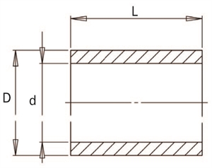 Manchons de réduction cylindriques