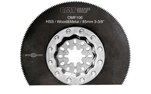 85mm Lame segmentée pour métal et bois.