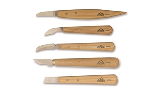 Set of carving knives - whittling - 5 parts