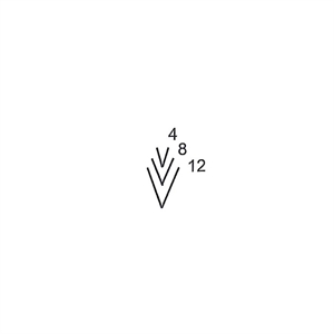 Profil 47 - Burin droit en V