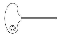 Clé mâle de blocage pour porte-outil TERSA®