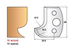 Coffret porte-outils avec contre fers (hauteur 40 mm)