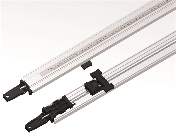 GABARIT RAINURE PGD-1 CMT + ÉTAU EN ALUMINIUM AVEC RÈGLE 1270mm