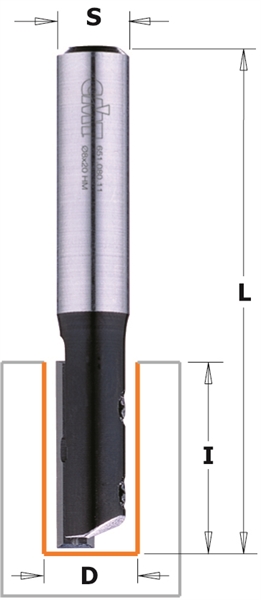 CMT : Peigne CMT300-T190 pour Gabarit queue d'aronde 19mm - queue droite