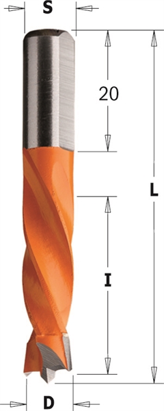 Mèches pour perceuse multibroches borgnes