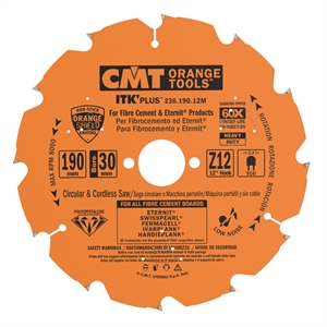 Sierras circulares ITK Plus de diente en diamante (PCD) para materiales duros y abrasivos