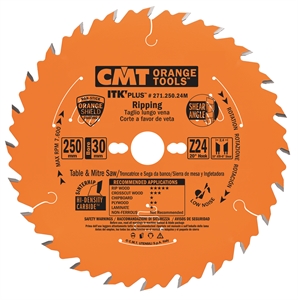 ITK Plus rip and crosscut circular saw blades