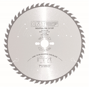 Industrial rip & crosscut circular saw blades