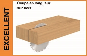 Lames circulaires pour coupes en longueur, pour scies portatives