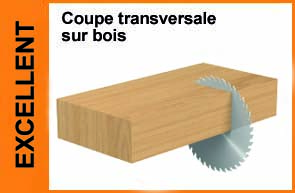 Lames circulaires pour coupes transversales, pour scies portatives