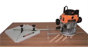 Ellipse & circle cutting jig