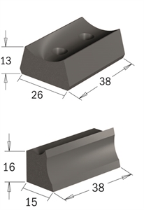 Wedges for cutter heads