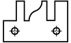 Par de cuchillas para cabezales para perfiles machihembrados HW