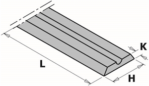 Standard indexable knives - 4 cutting edges