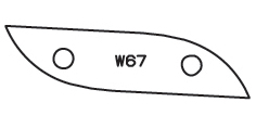 Panel raising carbide knives