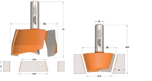 Jeux de fraises pour réparation sur matériaux composites