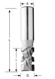 Mèches à défoncer diamant Z2+2