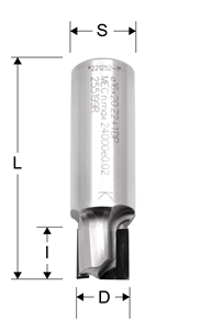 Mèches à défoncer diamant Z2 spéciales TRESPA - COMPACT