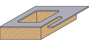 Panel pilot router bits with guide