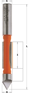 Panel pilot router bits with guide