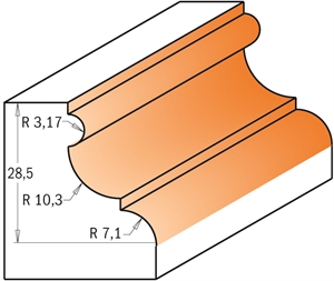 Molding router bits