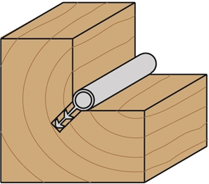 Weatherseal router bit