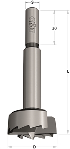 Mèches à façonner à queue cylindrique Forstner