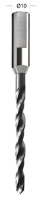 Drill bits for ANUBA® hinges, parallel shank with driving flat