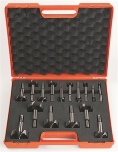 Jeu de 5 mèches à façonner à queue cylindrique Forstner