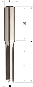 Reciprocating slot mortising bits