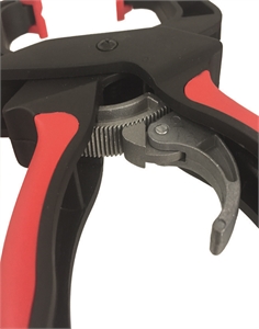 Plastic plier with bichromate toothed rack RSC