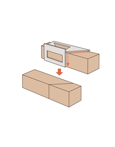 3-D-Gehrungswinkel 168 x 63 mm