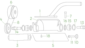 Pièces de rechange pour écorceuse Eder