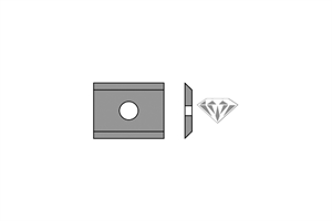 Carbide inserts diamond coated