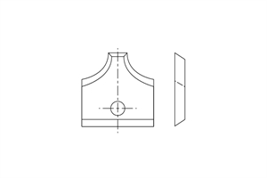 HM-Wechselplatten Doppelradius