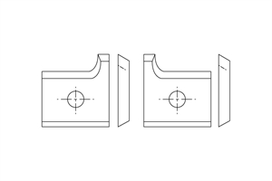 Сменные твердосплавные пластины для фалеровочных машин