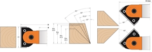 Porte-outils réglables à chanfreiner