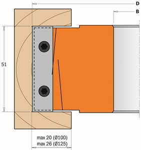 Rabbeting cutter heads