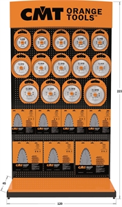 Présentoir multifonctions avec enseigne lumineuse 220V